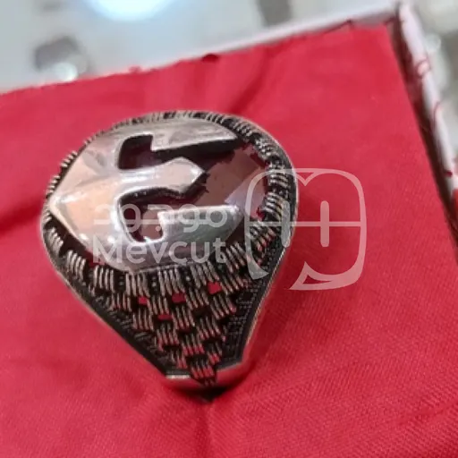 خاتم فضة صياغه ايطالية مقاس 26 موديل ارطغل